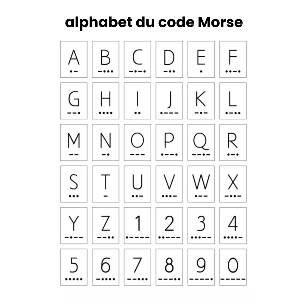 Code Morse Collier