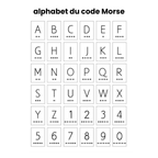 Code Morse Collier