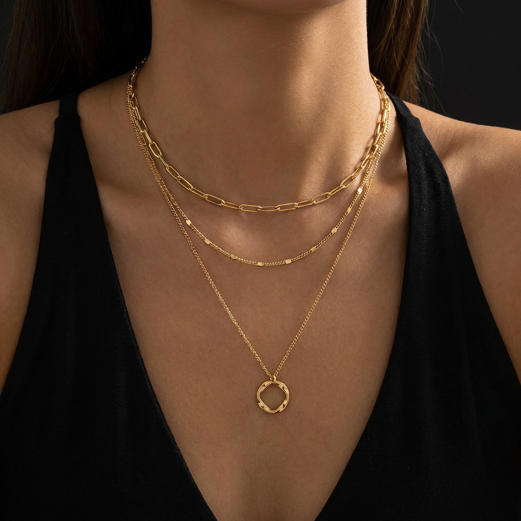 TRIO CHIC AVEC PENDENTIF